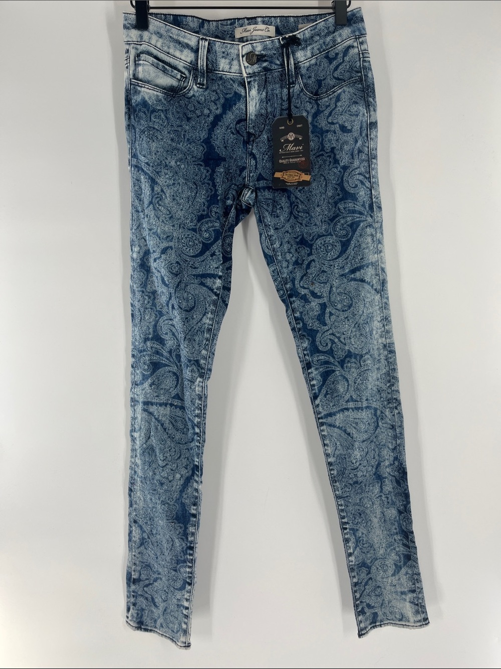 Mavi Jeans Blue Low Rise Skinny Pants Jeans Size 27 NWT